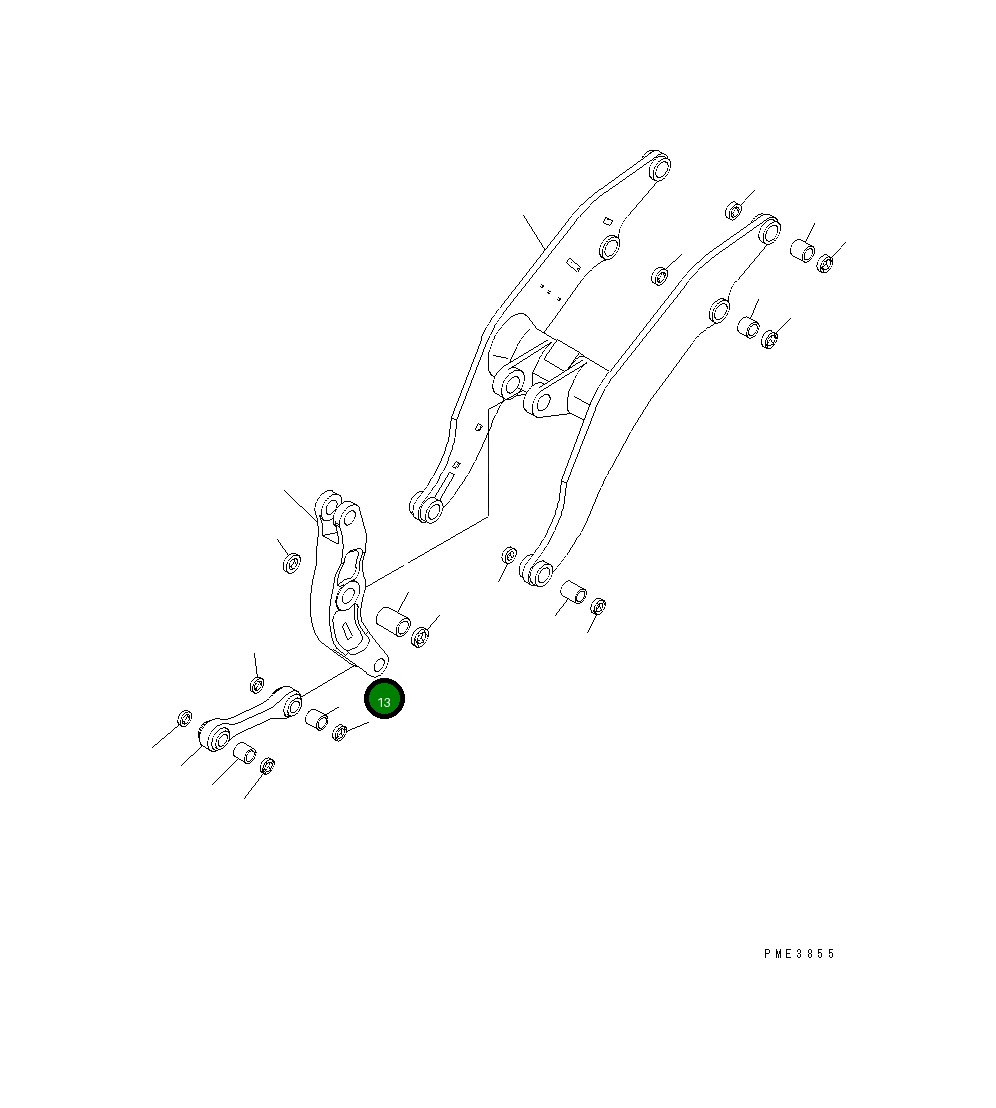 Втулка 425-S95-3720 Komatsu