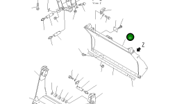 Отвал 113-Y23-1140 Komatsu