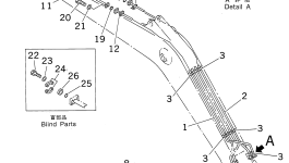 Трубка 208-62-64162 Komatsu