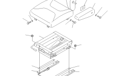 Сиденье 23D-57-31110 Komatsu