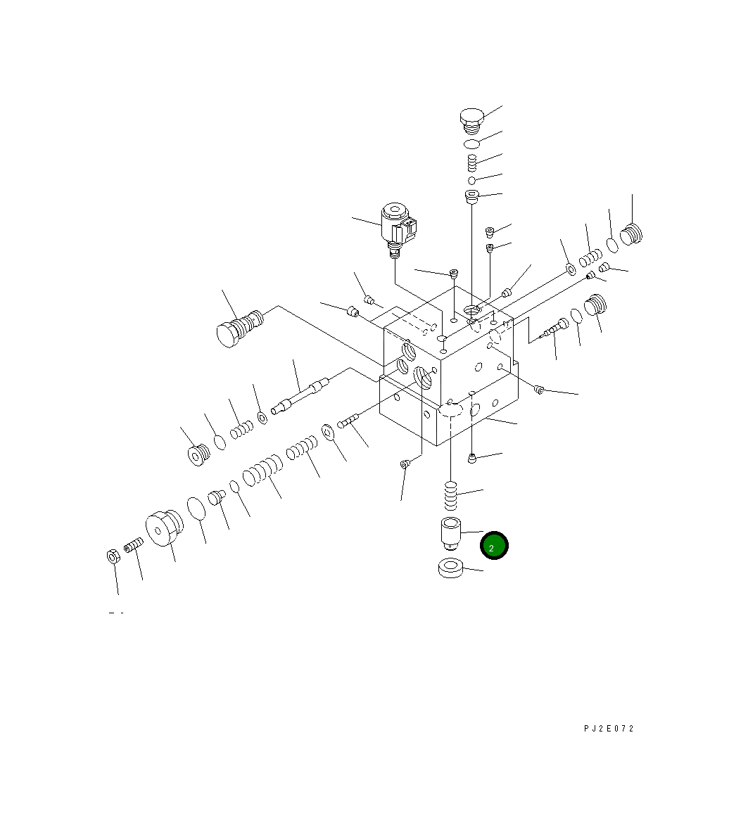 Клапан 23B-40-44110 Komatsu