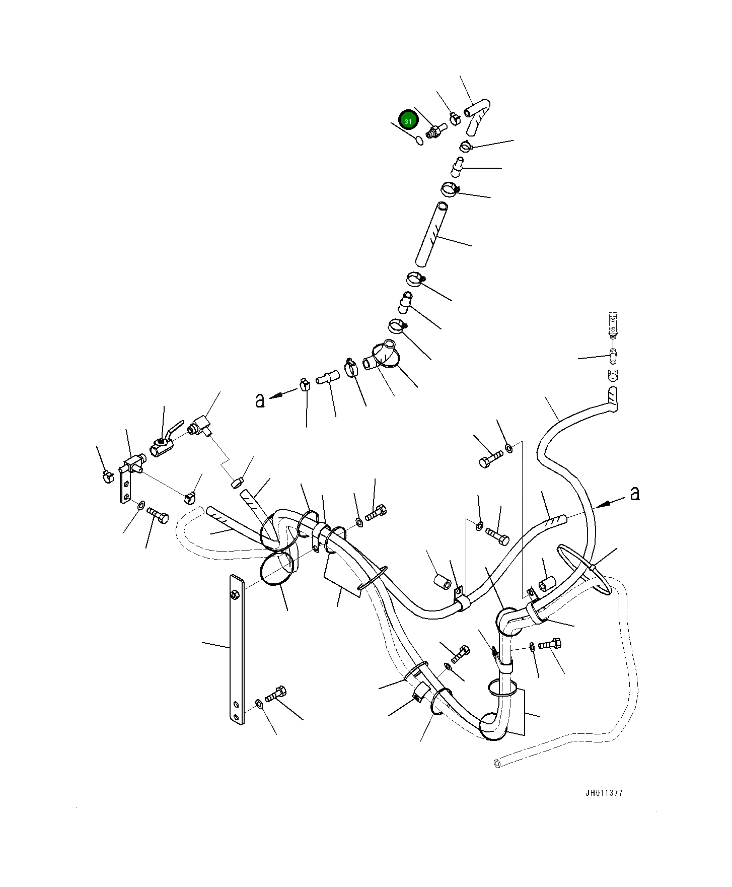 Шарнир 20Y9774372 Komatsu