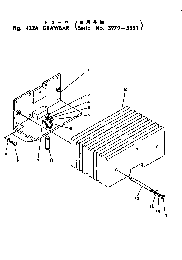 Шпилька 135-69-21241 Komatsu