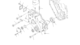 Гайка YM194990-22140 Komatsu