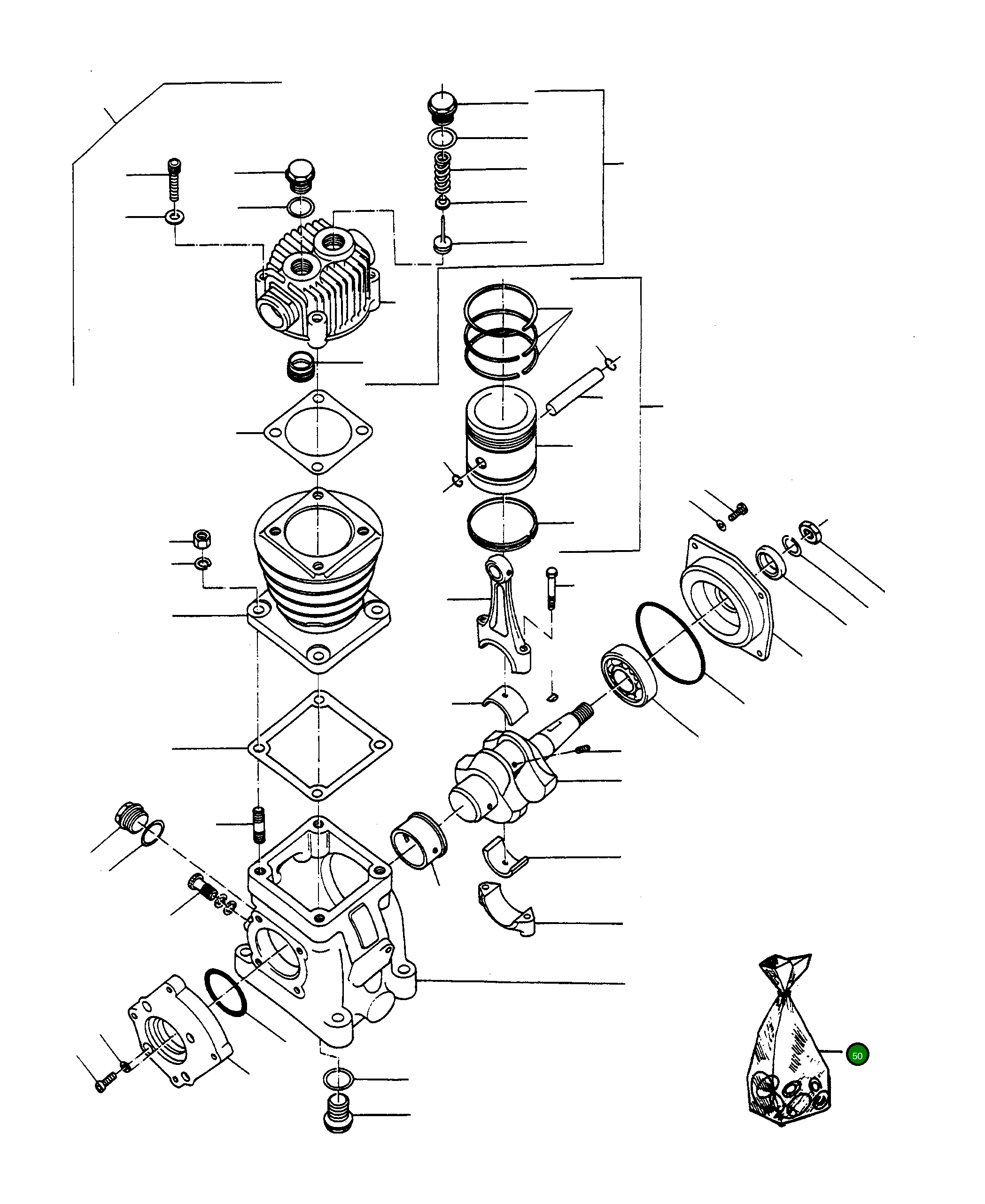 Ремкомплект 3075677M91 Komatsu