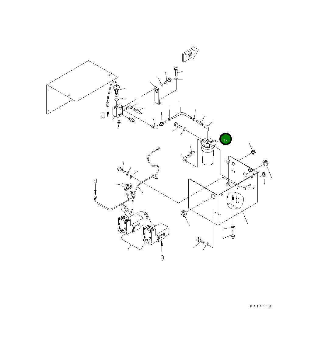 Фильтр 8296-79-1370 Komatsu