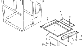 Панель 23B-950-5250 Komatsu