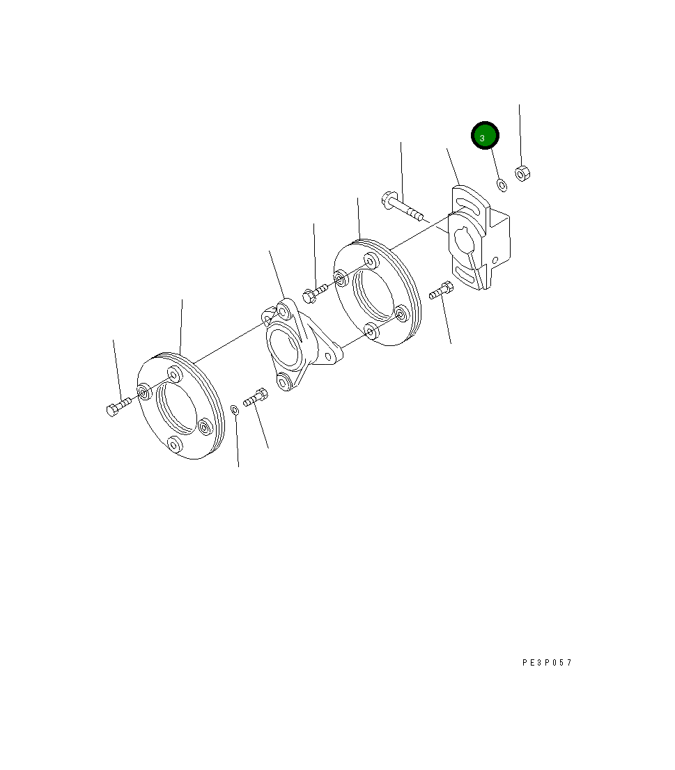 Шайба DK156615-2800 Komatsu