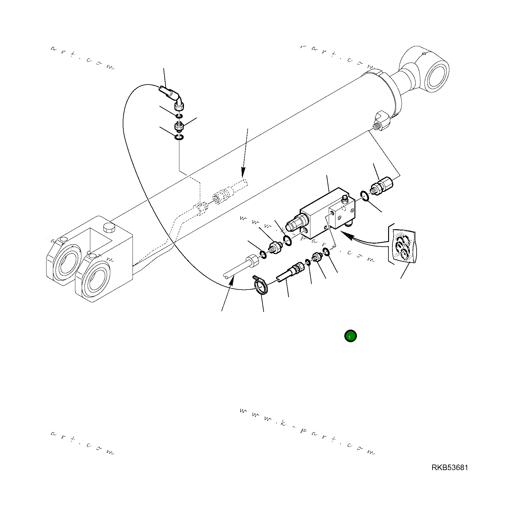 Клапан 42N-64-11630 Komatsu