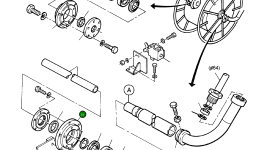 Фиксатор подшипника 763 892 73 Komatsu