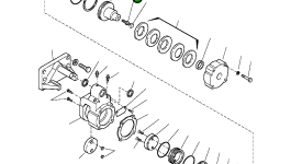 Гайка шестигранная 25 960 R1 Komatsu