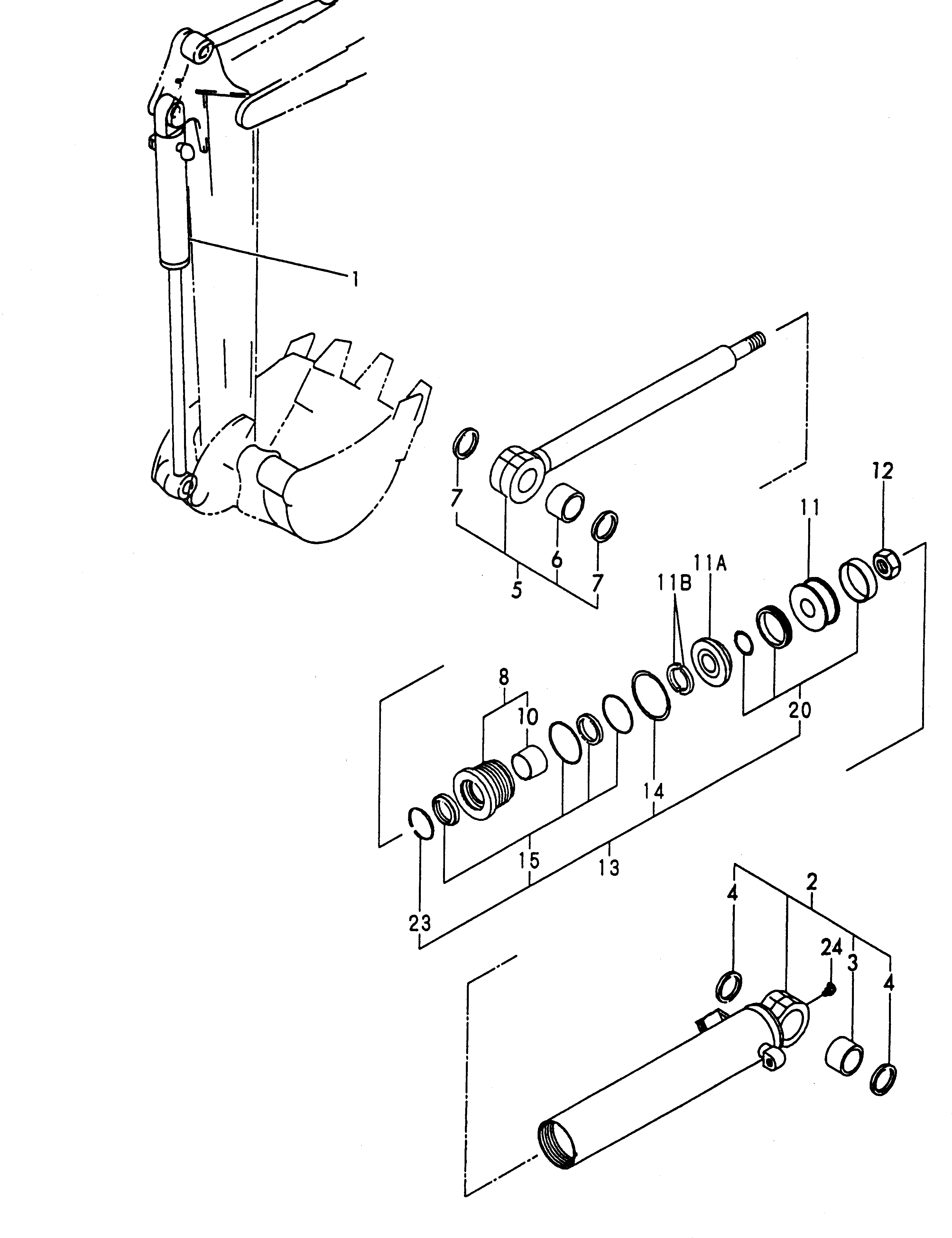 Гайка YM171711-72130 Komatsu