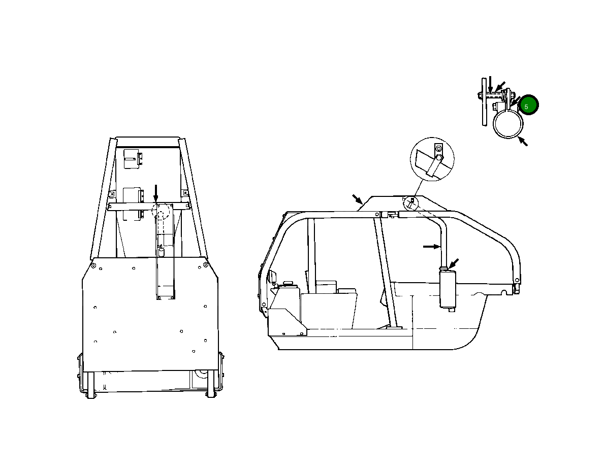 Подвесная штанга пластины 652 869 C2 Komatsu