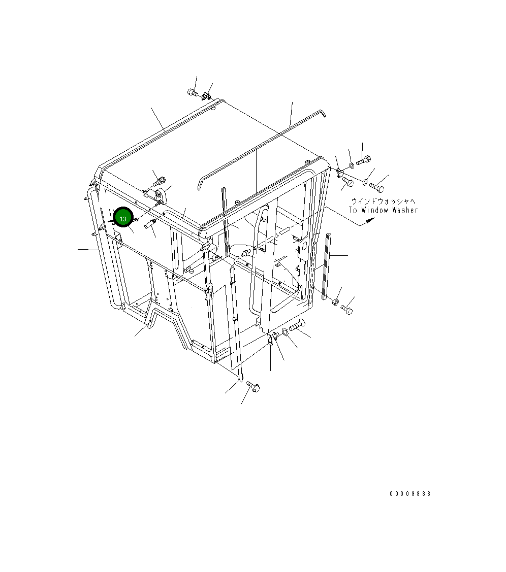 Щётка стеклоочистителя 20T-54-74990 Komatsu