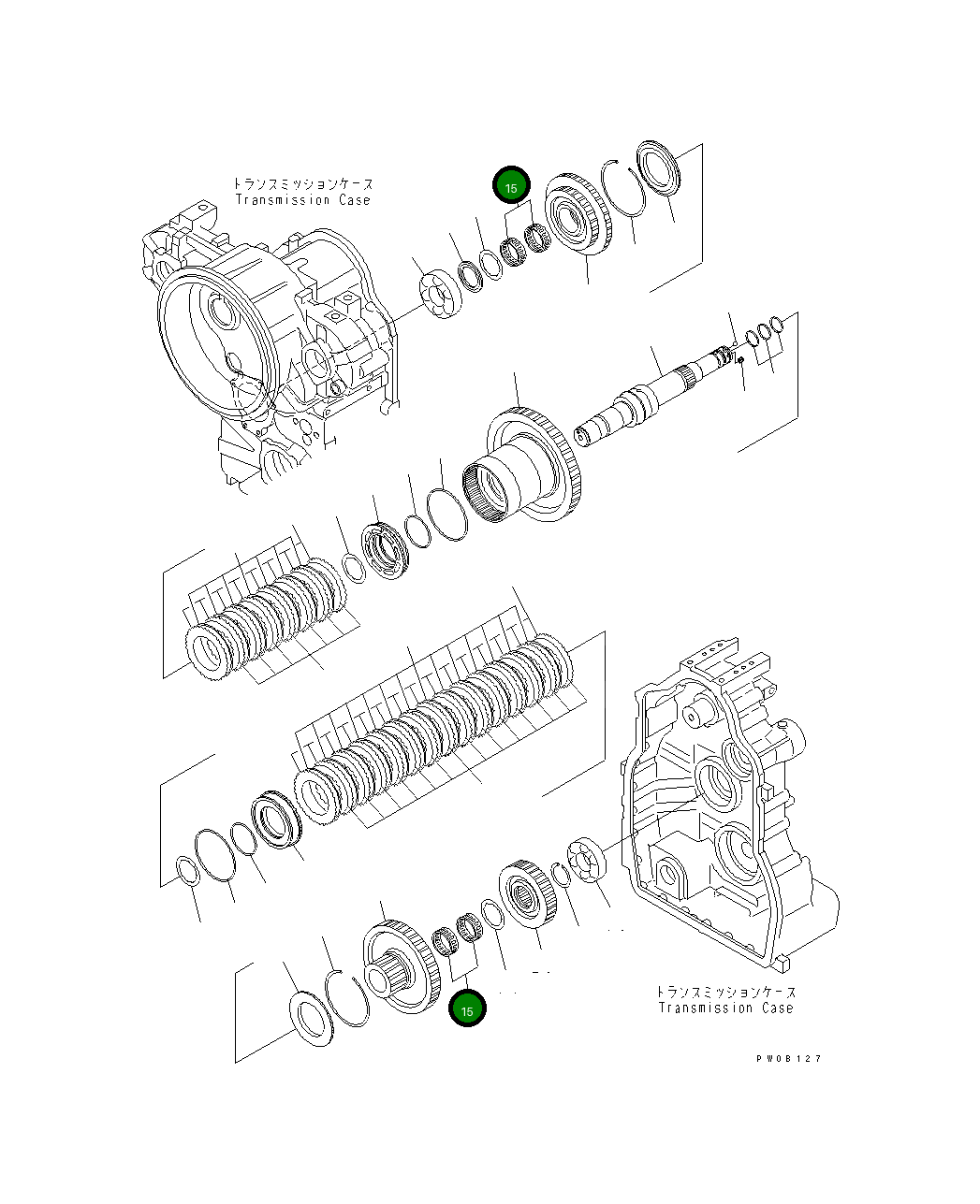Игольчатый подшипник 714-23-19430 Komatsu
