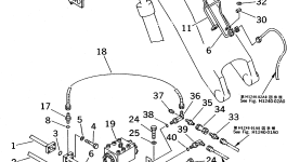 Трубка 209-62-58830 Komatsu