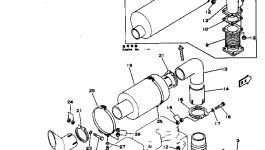 Выхлопной сильфон 6996-11-5720 Komatsu