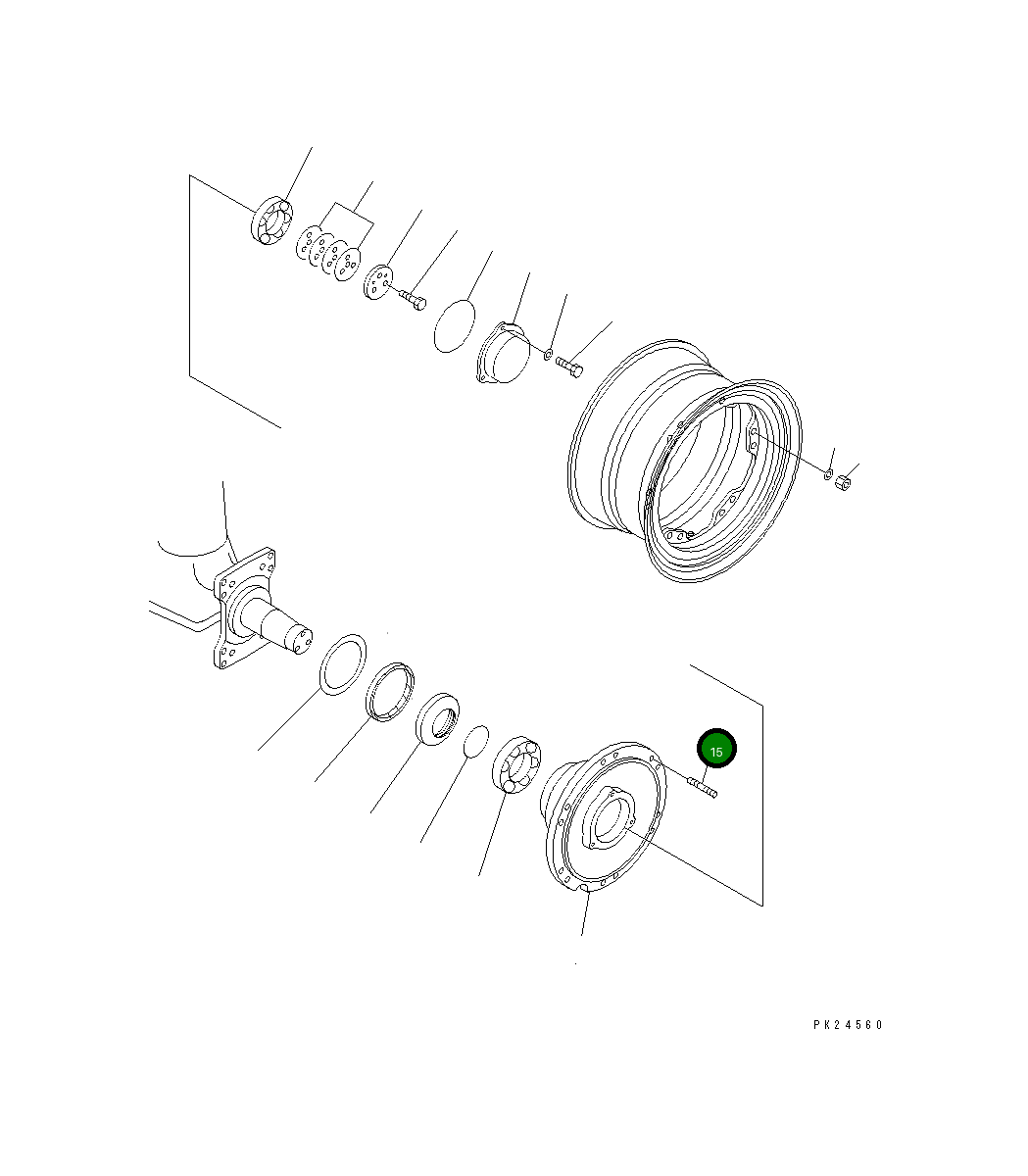 Шпилька 01144-82050 Komatsu