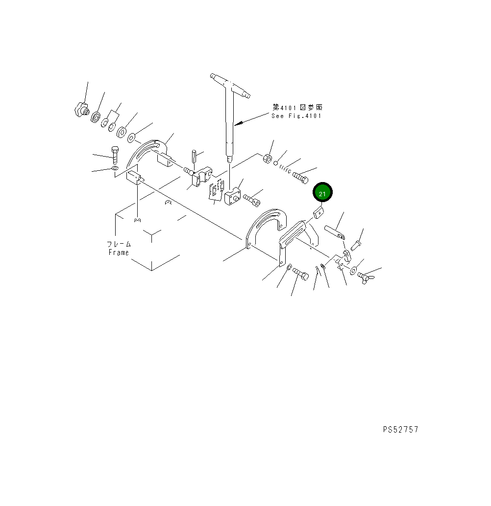 Гайка 263-78-13290 Komatsu