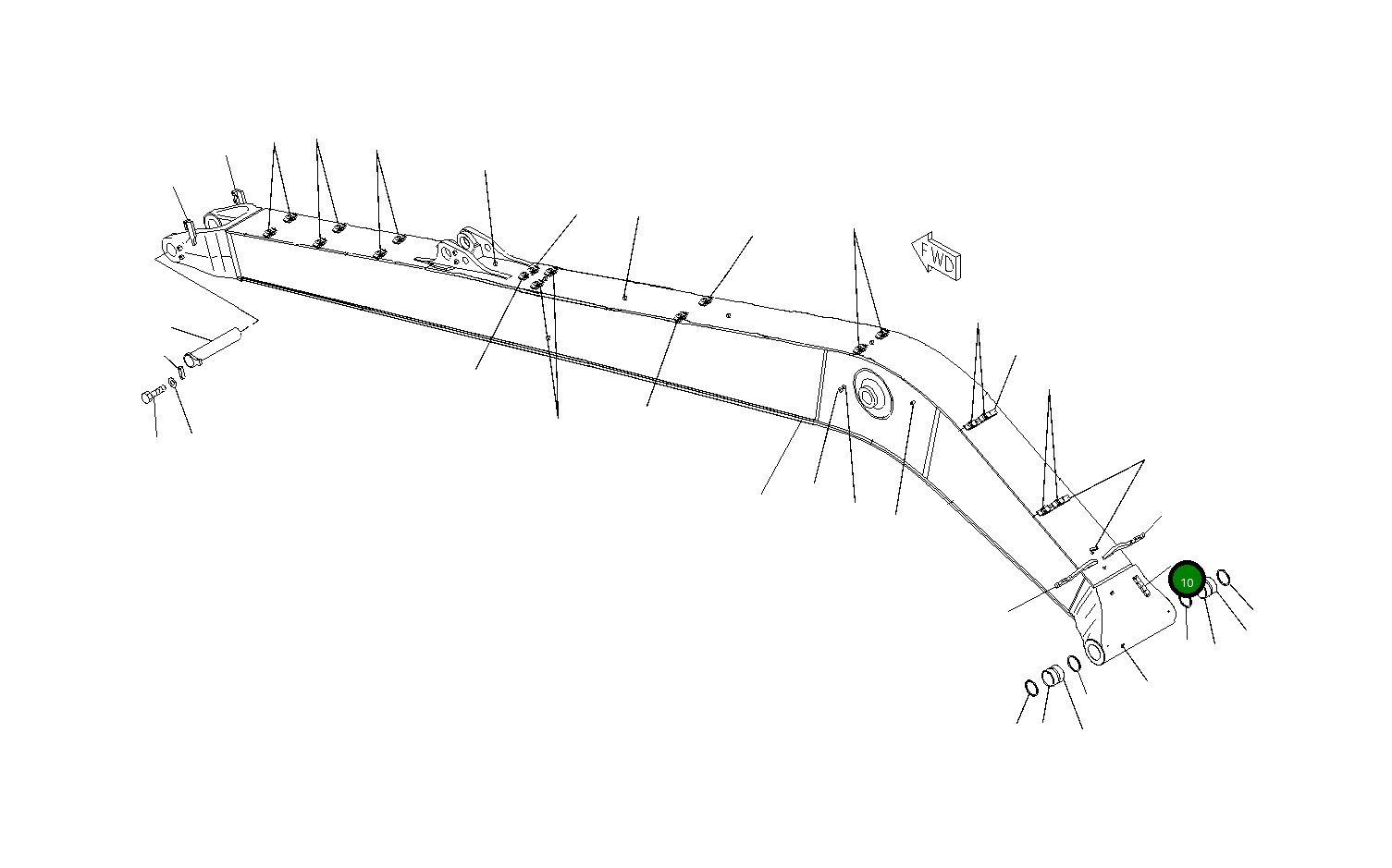 Сиденье 209-70-57170 Komatsu
