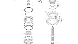 Роликовый подшипник 109-00099 Komatsu