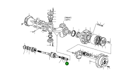 Игольчатый подшипник 005.15.0599 Komatsu