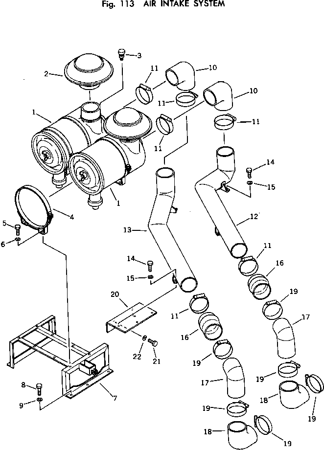 Хомут 561-09-11120 Komatsu