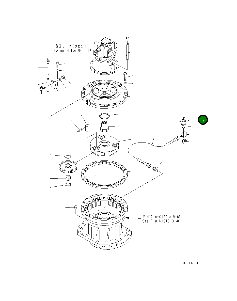 Клапан 07705-11400 Komatsu