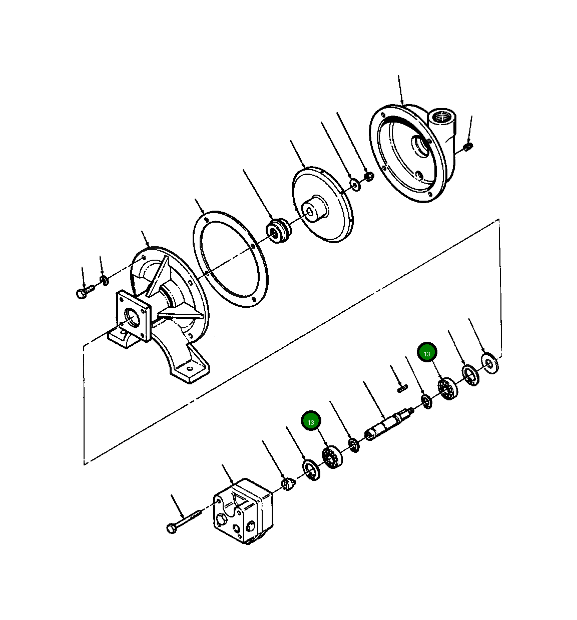 Герметичный шариковый подшипник 134 901 Komatsu