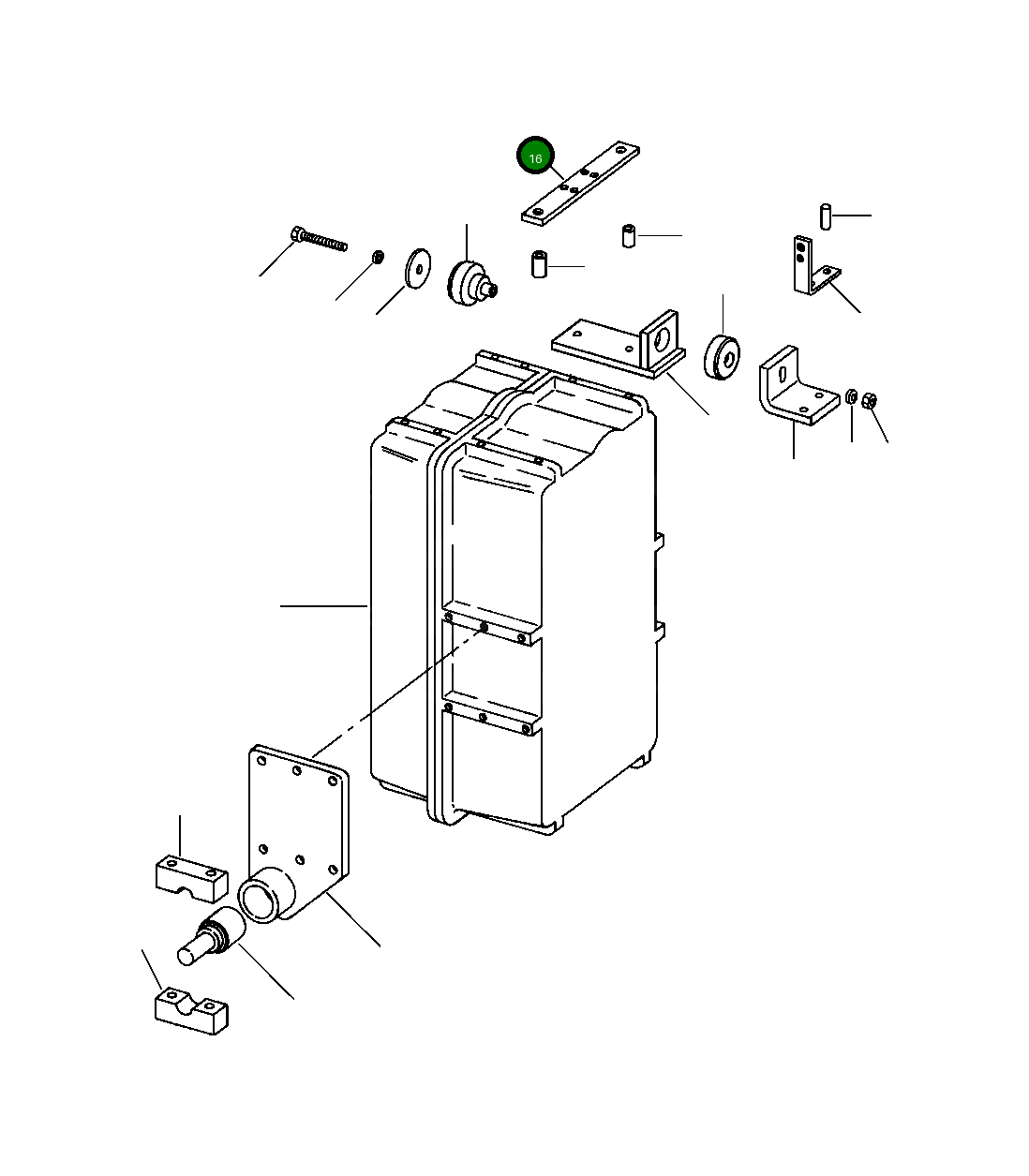 Монтажная штанга 1172 904 C1 Komatsu