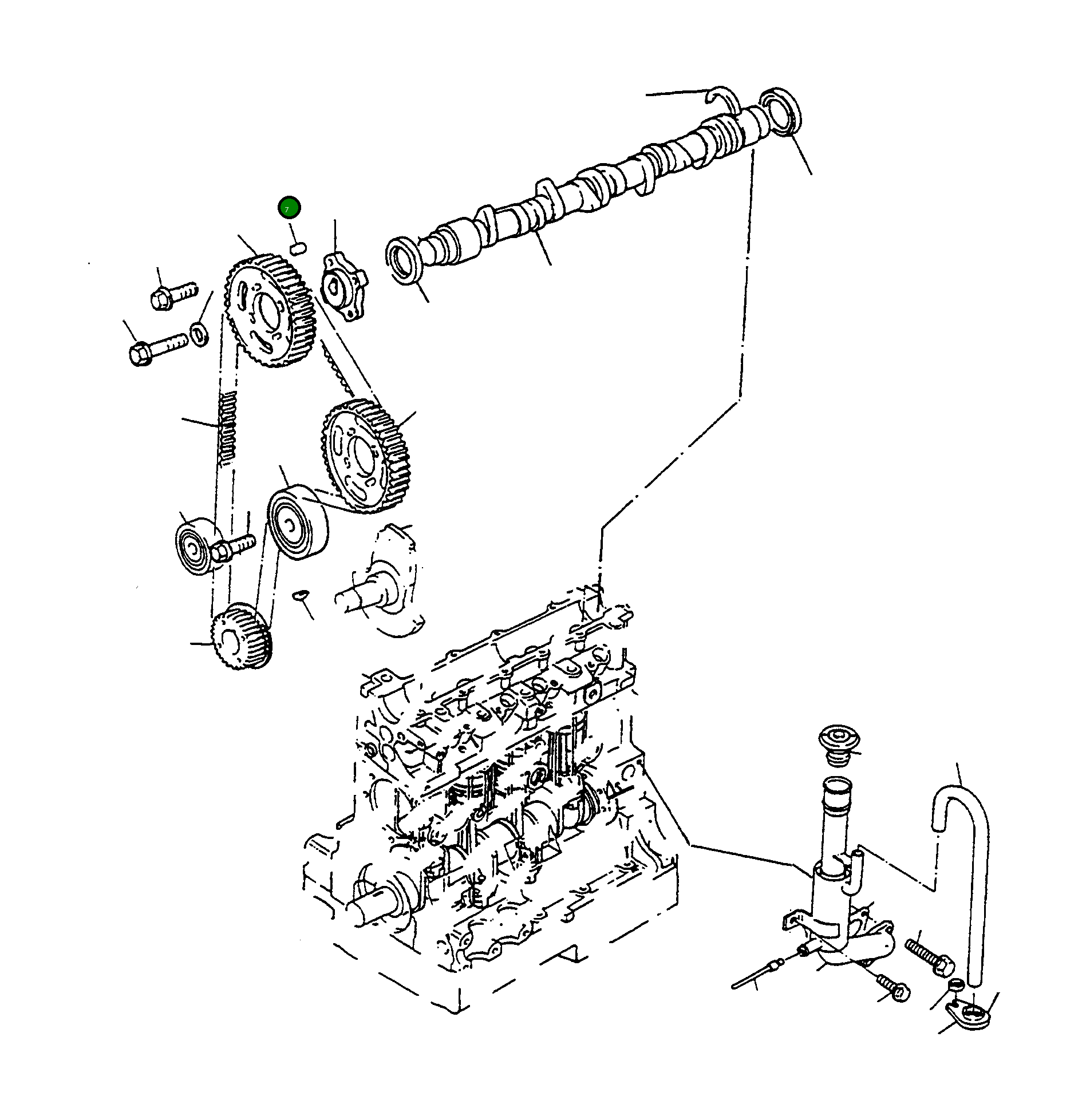 Штифт 4918014M1 Komatsu