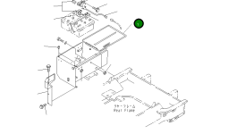 Ящик аккумулятора в сборе 427-06-21050 Komatsu