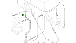 Шланг PF1/4X1350 2184-1026D352 Komatsu