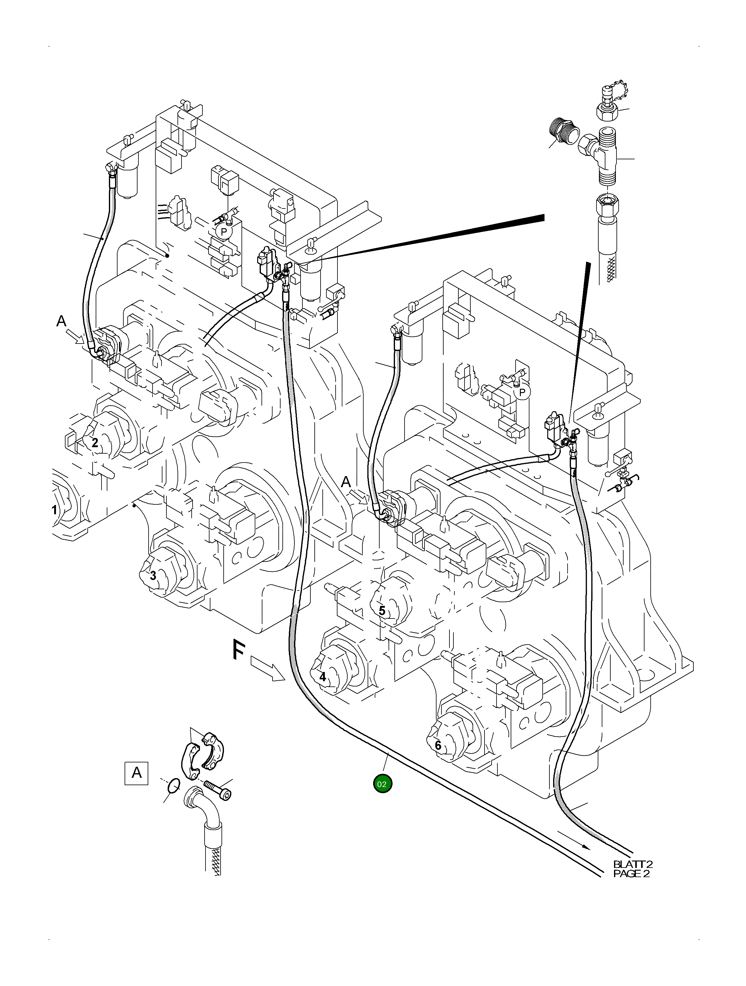Шланг в сборе DN 25x12150 518 878 98 Komatsu