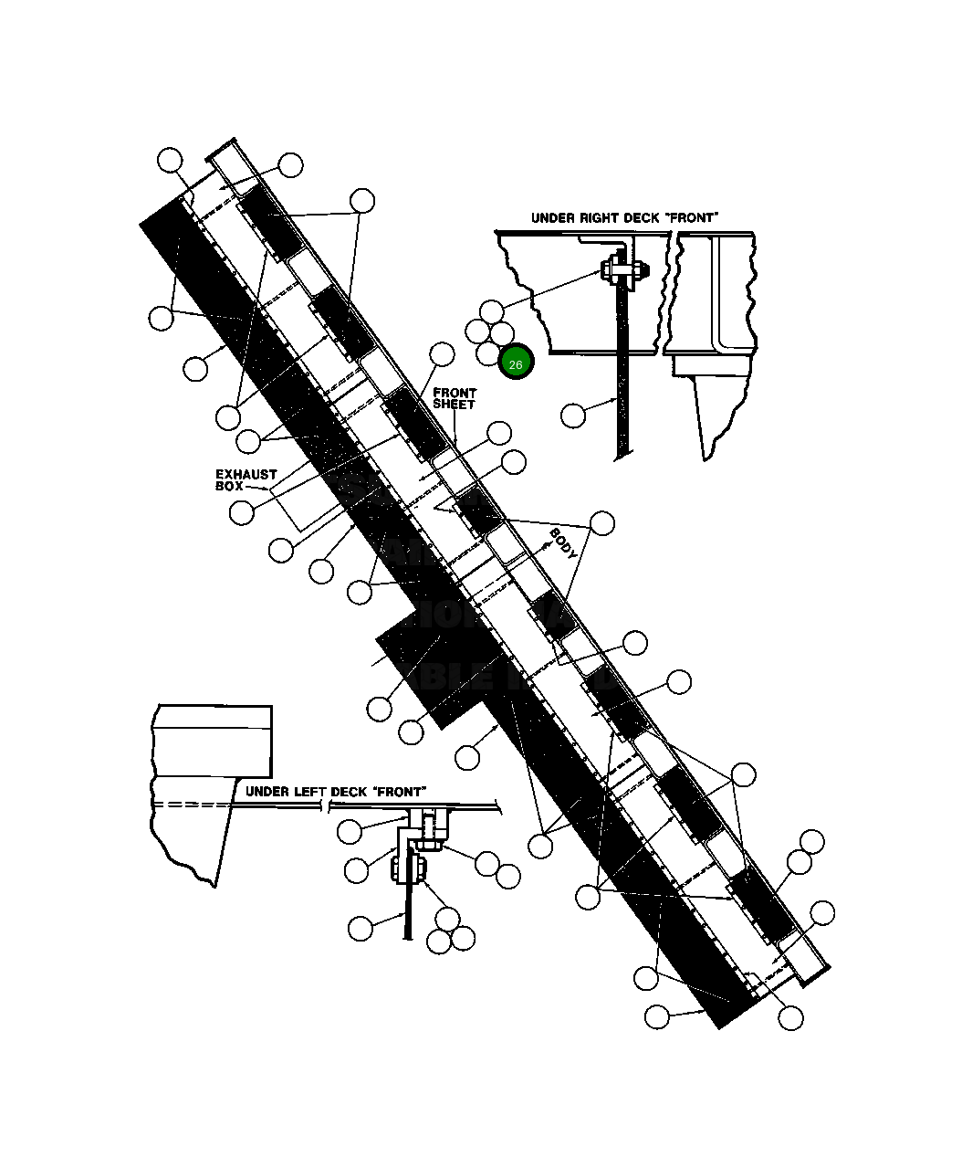 Просверленная штанга TZ4998 Komatsu