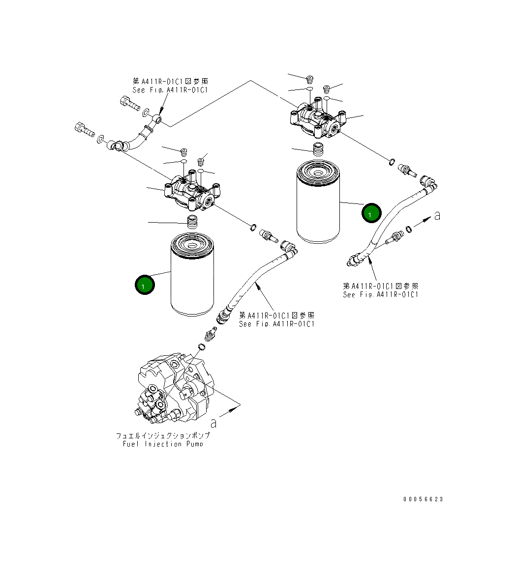 Фильтр в сборе 6754-71-6400 Komatsu
