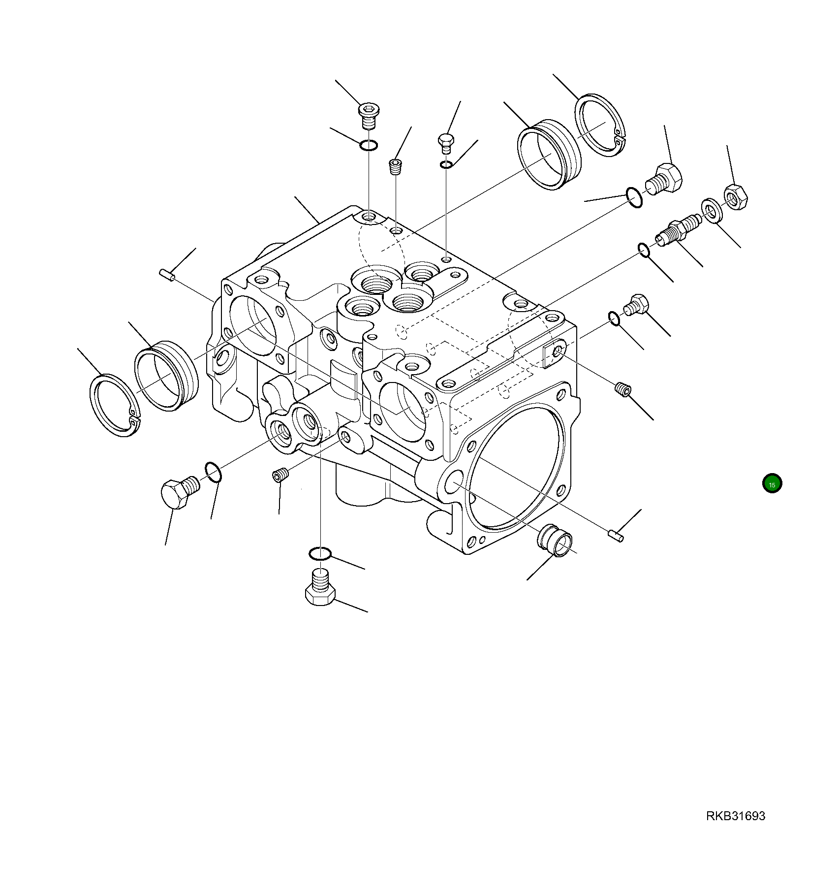 Шайба 01643-31445 Komatsu