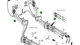Шланг 1"-1800 2184-1222D11 Komatsu