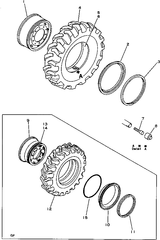 Шина 234-30-11210 Komatsu