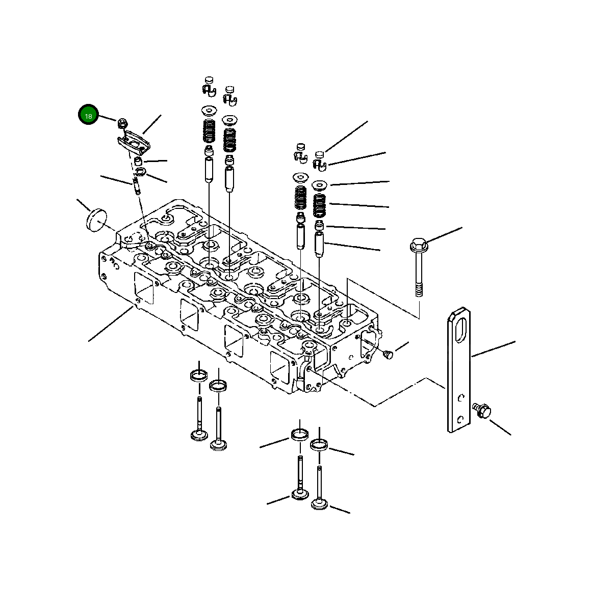 Гайка YM26366060002 Komatsu