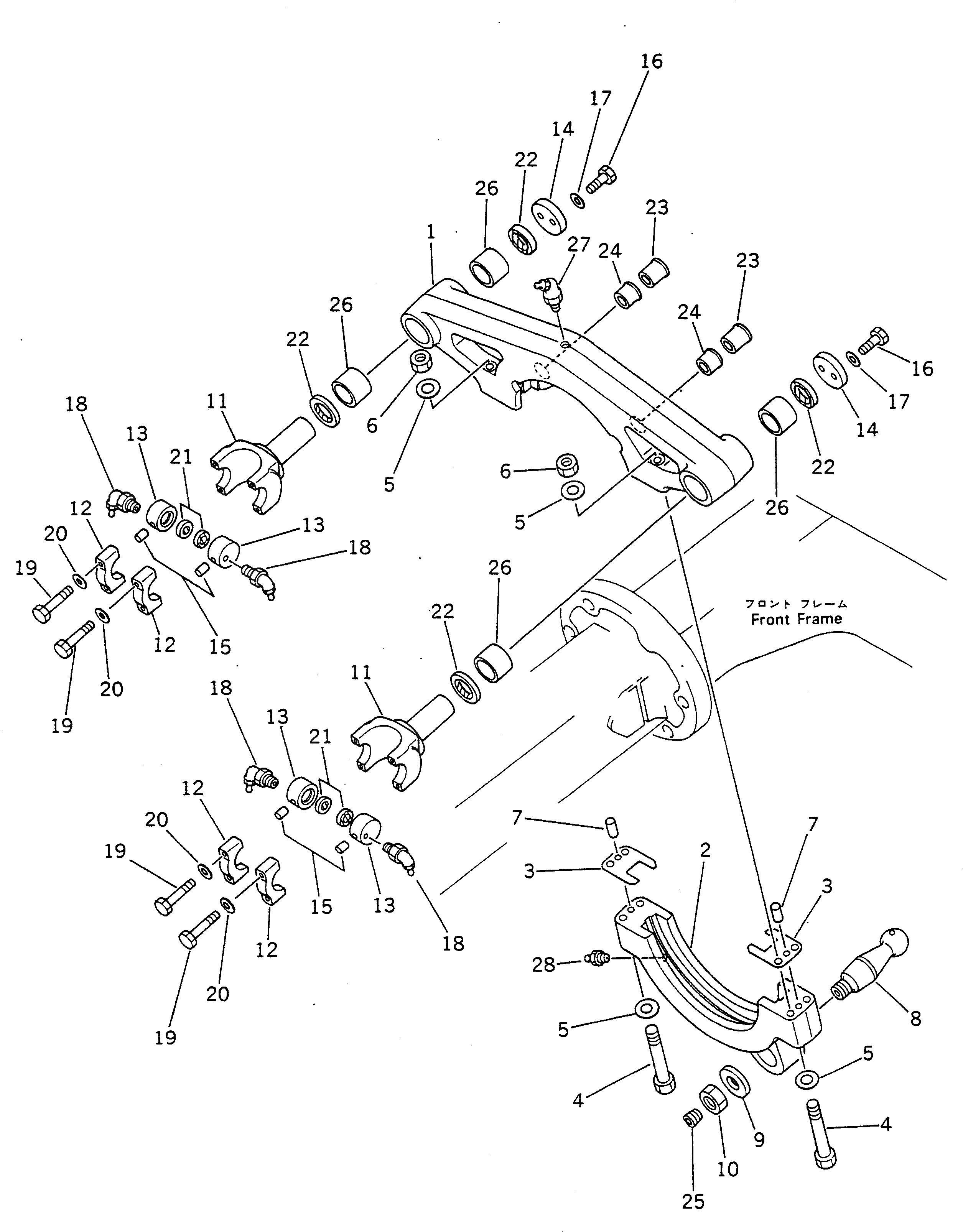 Кронштейн 234-70-34120 Komatsu