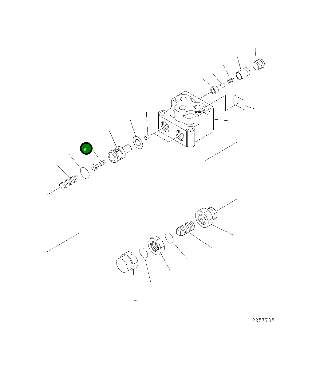 Клапан KB21601-20301 Komatsu