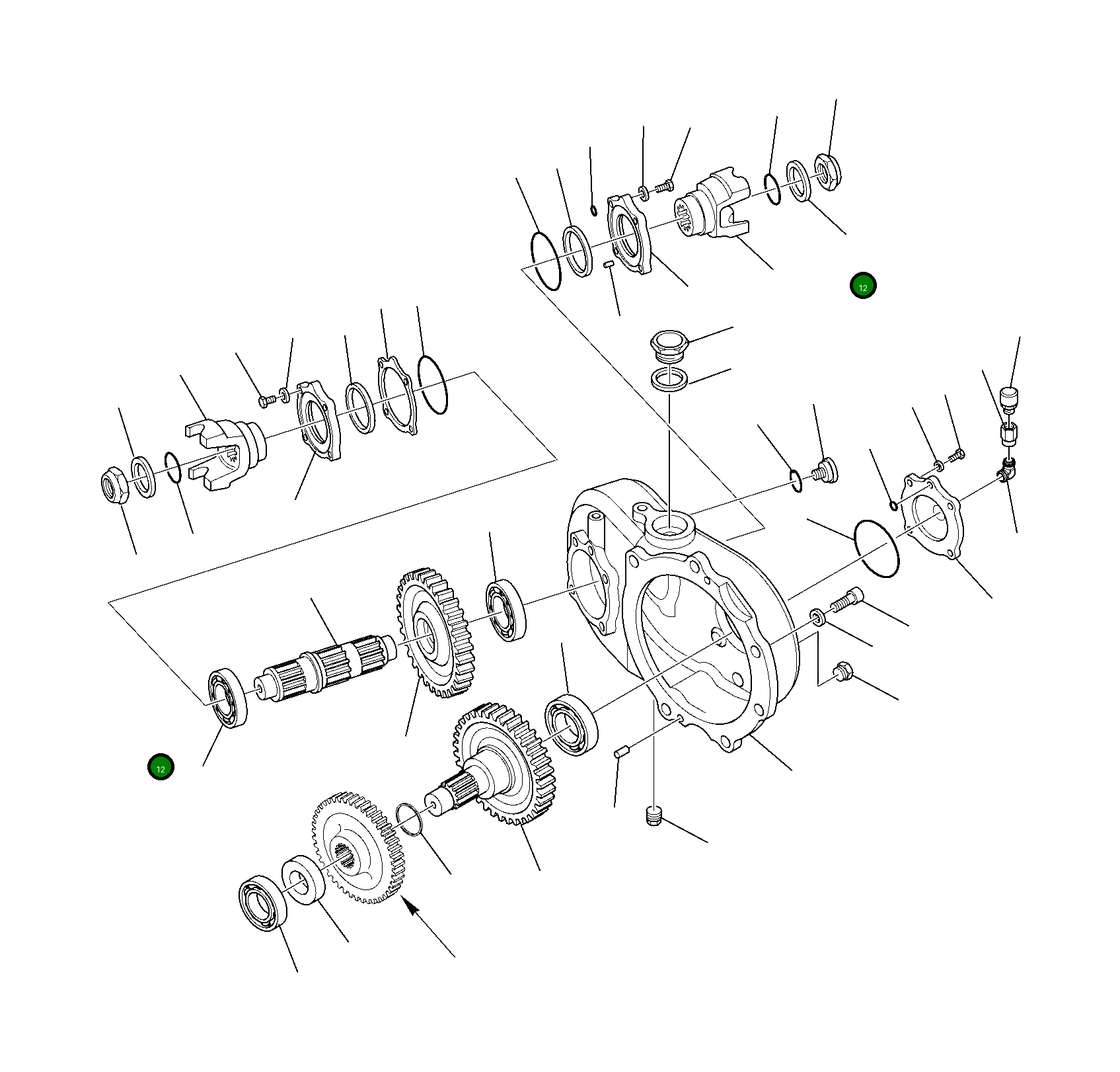 Гайка DG215634 Komatsu