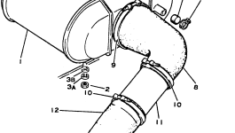 Хомут 07281-12299 Komatsu
