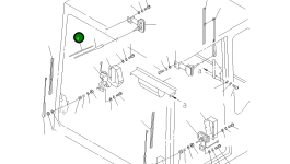 Щётка стеклоочистителя 26C-95-11360 Komatsu