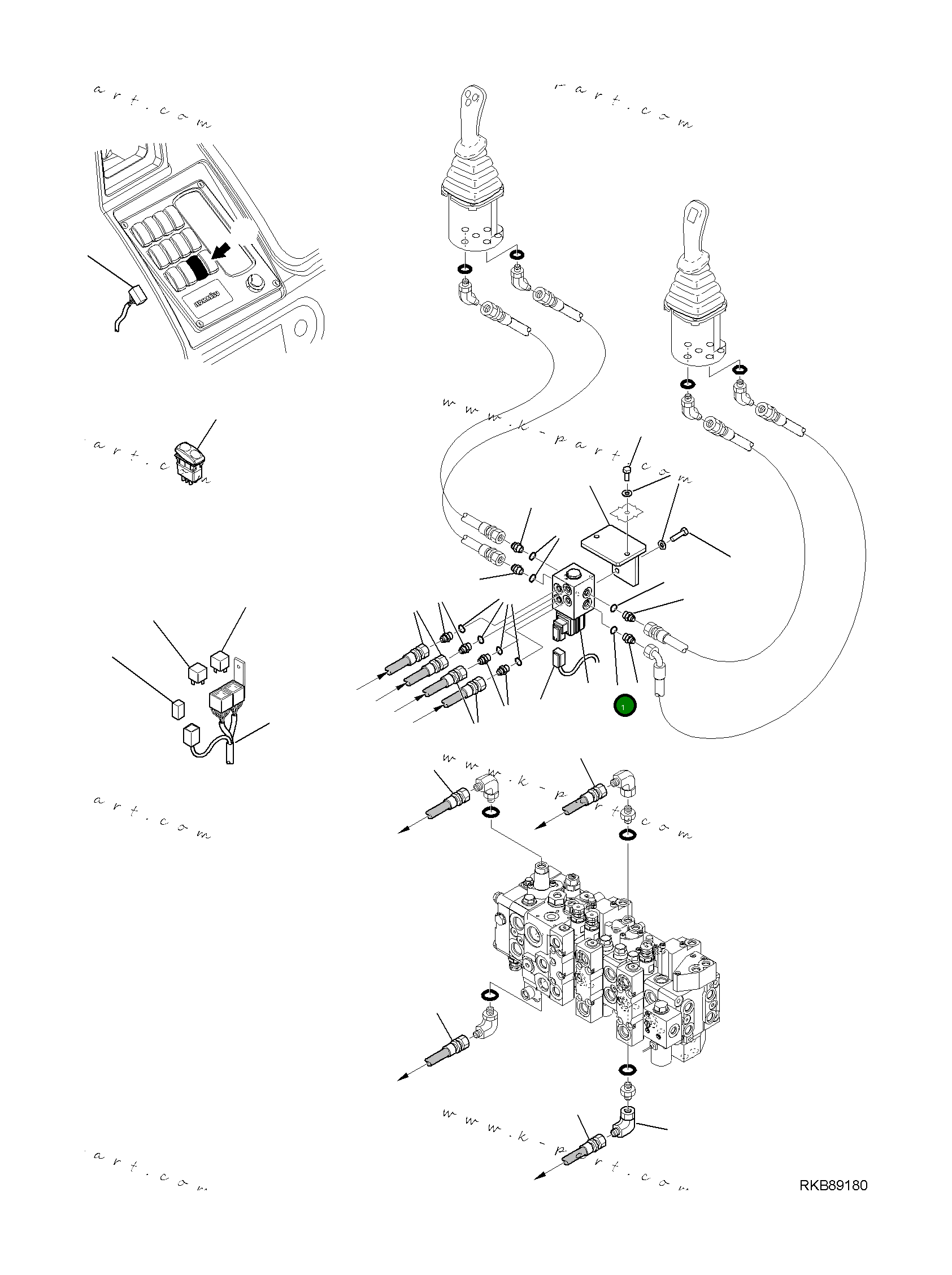 Клапан 42N-64-12440 Komatsu