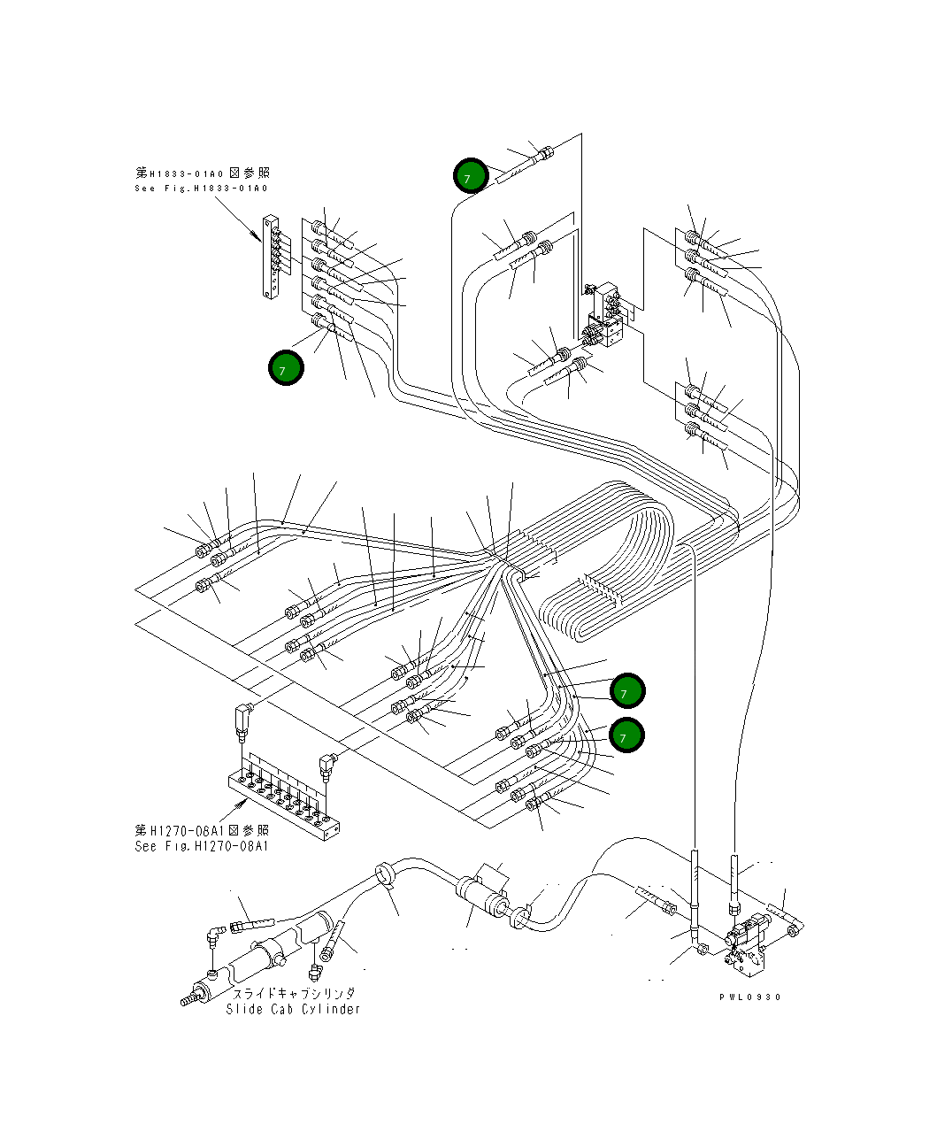 Шланг 3700MM 203-62-64891 Komatsu