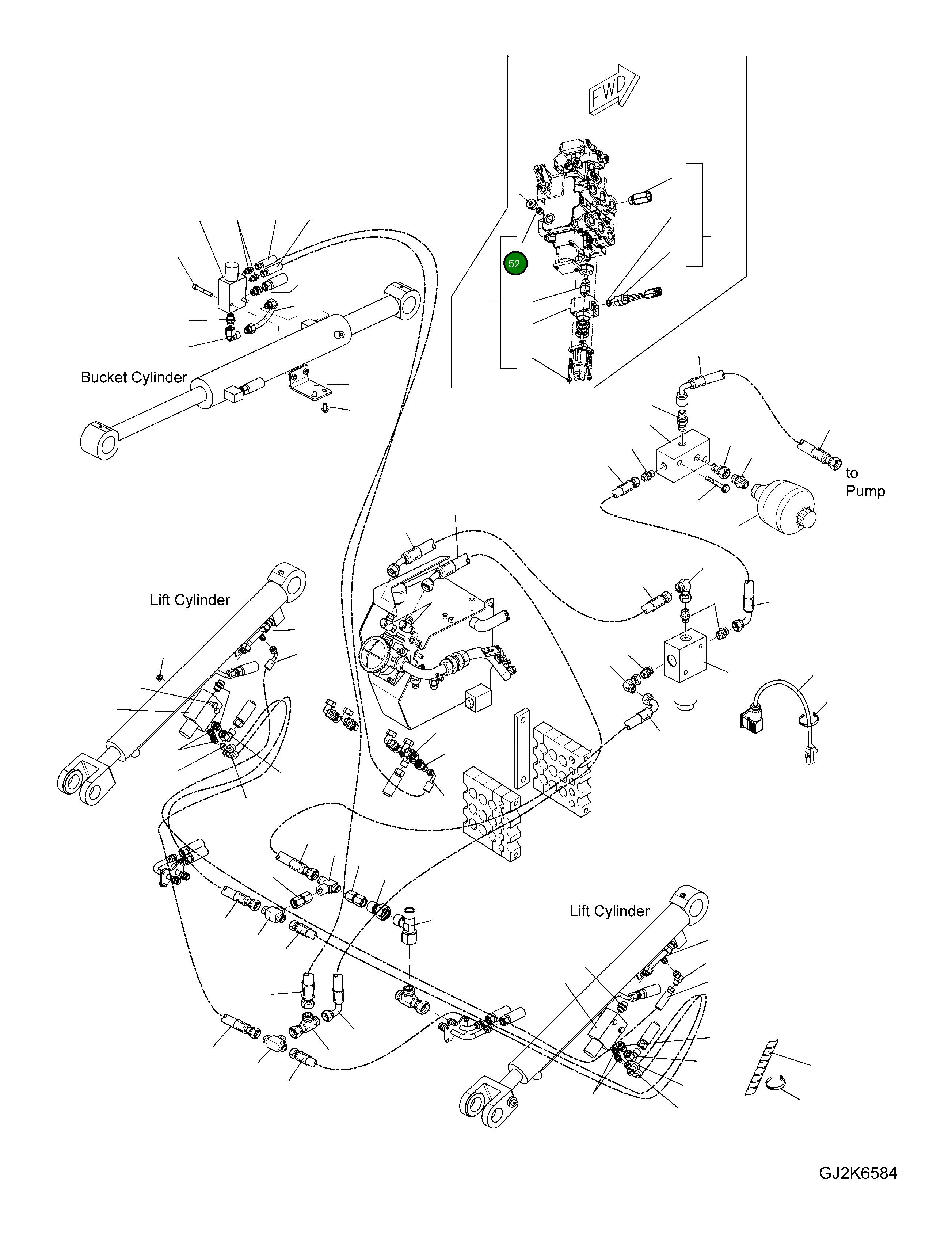 Втулка 42U-62-H0P18 Komatsu