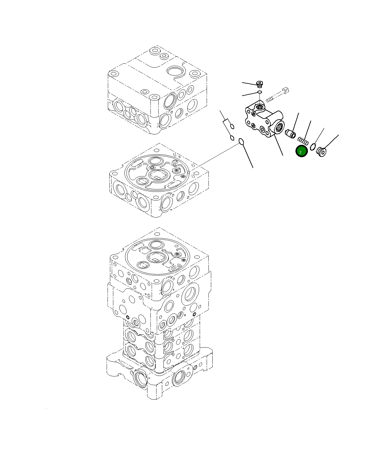 Клапан 723-50-54120 Komatsu