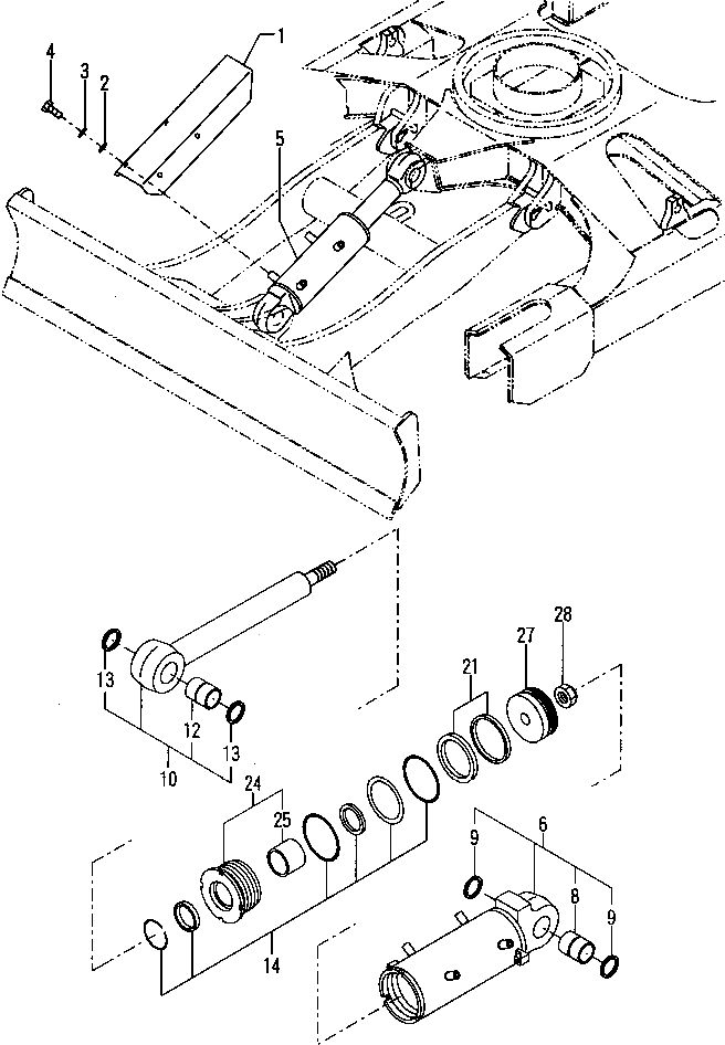 Втулка YM182900-60960 Komatsu